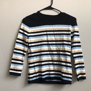 Shoshanna Resort 2020 Multi Stripe Sweater Top